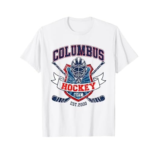 Columbus Blue Retro Jackets Hockey Vintage Ice Hockey Player T-Shirt