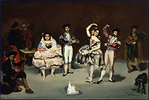 Peintre à la main par les professeurs d'art Le ballet espagnol Manet