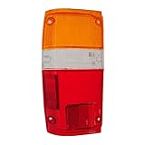 TRQ Left Driver Side Tail Light Lens Red & Amber Fits 1984 1985 1986 1987 1988 1989 Toyota 4Runner 1984 1985 1986 1987 1988 Pickup TO2808102
