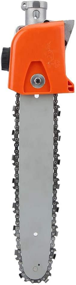 Cabezal de podadora con cadena espadin de 7 o 9 estrias, barra de 26mm
