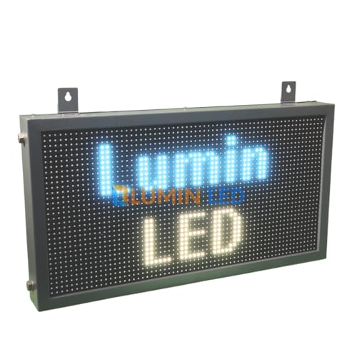 Image of Multicolor 2'1 inch FT X 1'0 inch FT Scrolling Display LED Scrolling Display Board with Wi-Fi - Mobile App /pc