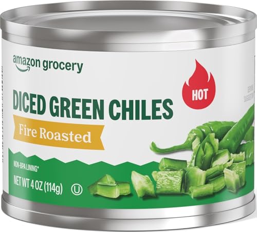Amazon Grocery, Diced Green Chiles, Fire...