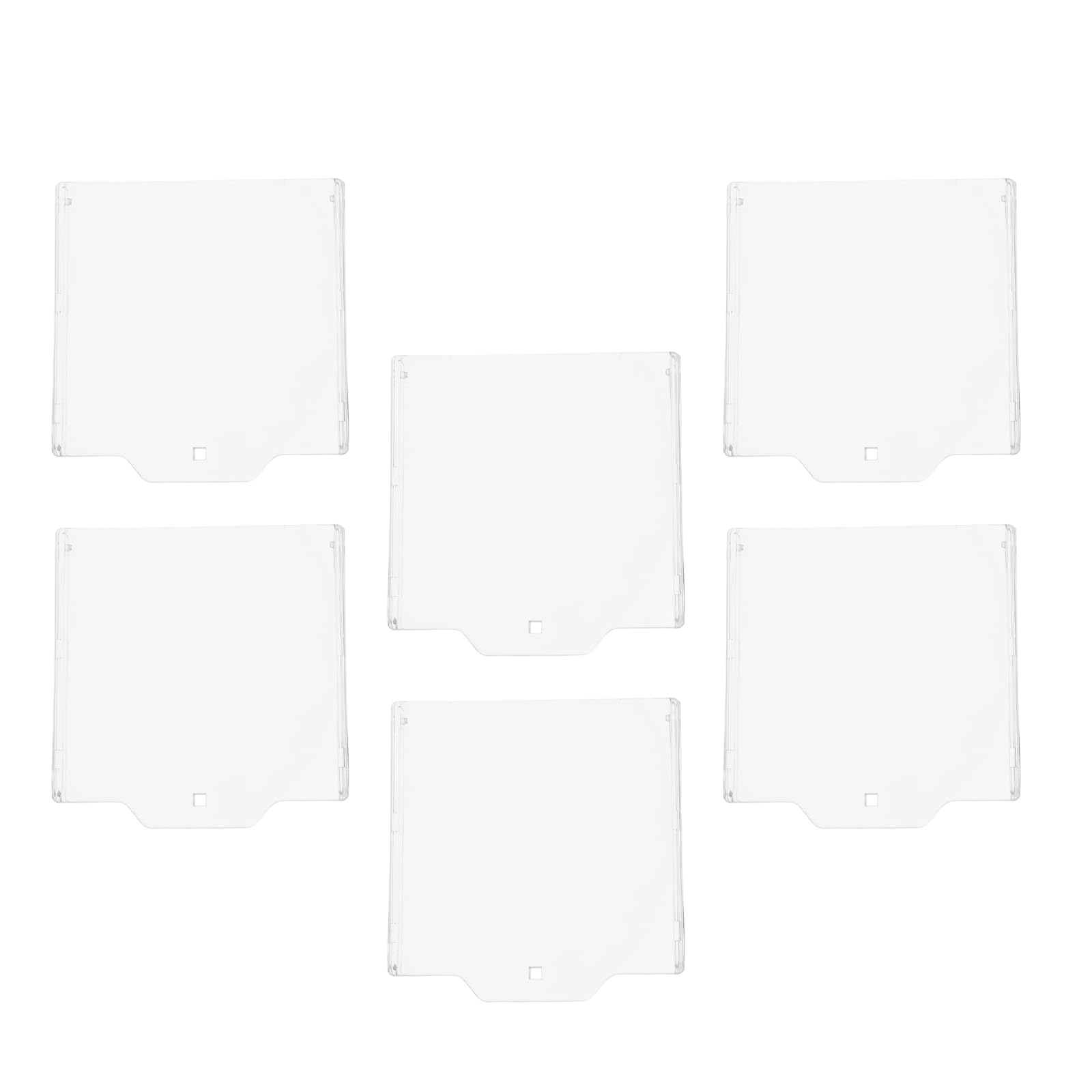 6 Pièces Couvercle de Protection Alarme Incendie - Cache Transparent Déclencheur Manuel ABS Haute Résistance, Protection Bouton d'urgence Anti-Déclenchement pour Entrepôt et Bâtiment