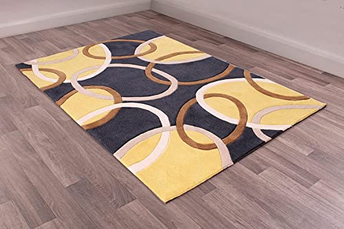 Image of Carpet Mahal Export Quality Handmade Tuffted Pure Woollen Carpet for Hall Living Room Bedroom Size 12 x 15 feet (360X450 Cm) Color-Multi