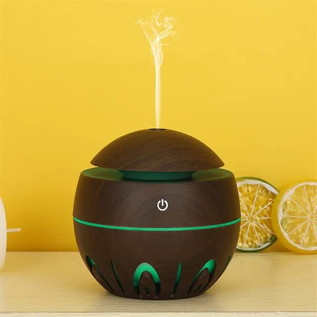 Wooden Ultrasonic Air Humidifier USB Aroma Diffuser for Home Office