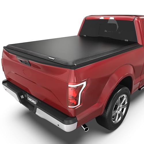 Image of OEDRO Roll Up Truck Bed Tonneau Cover Compatible with 2015-2026 Ford F-150 F150 5.5 Feet Bed