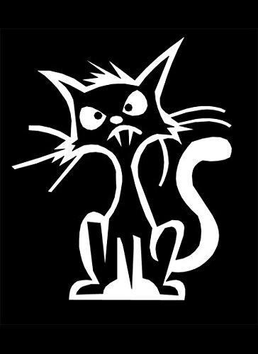 My Stick Figure Family - Mis Pegue la Figura Familia de Coches Pegatina de Vinilo Ventana Gato gruñón PC3