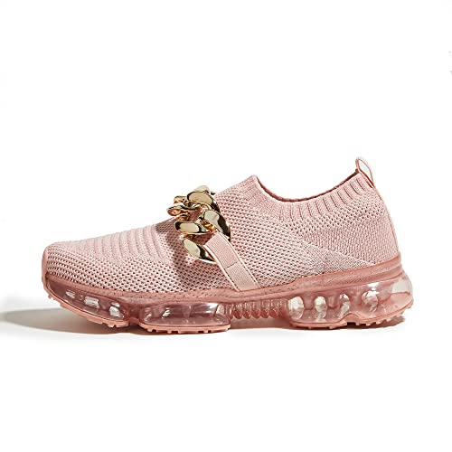 Image of LUCKY STEP Women Air Cushion Fashion Sneakers | Breathable Casual Comfortable Lightweight Walking Shoes