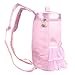 Zerodis Balletttanz Tasche Tutu Rosa Kleid Tanz Satin Rucksack Ballerina Mädchen Pailletten Umhängetasche mit Griff für Kleinkind Mädchen(Pink)