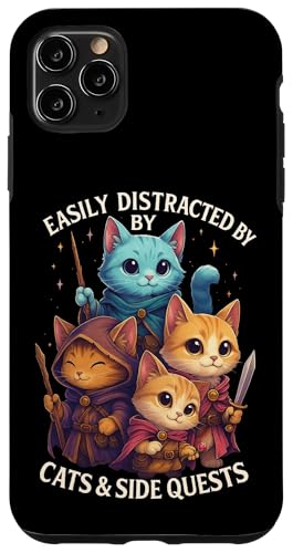 Cats Side Quest Disturted  ʔ ȃ[A X}zP[X iPhone 11 Pro Max p
