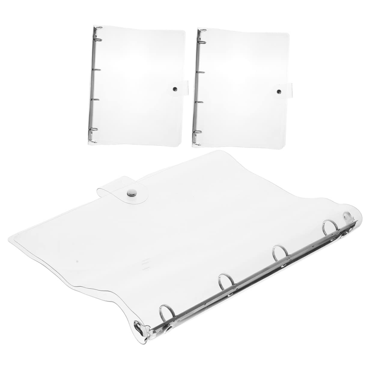 Classeur à Anneaux A4 Portable en Plastique 3 Pièces