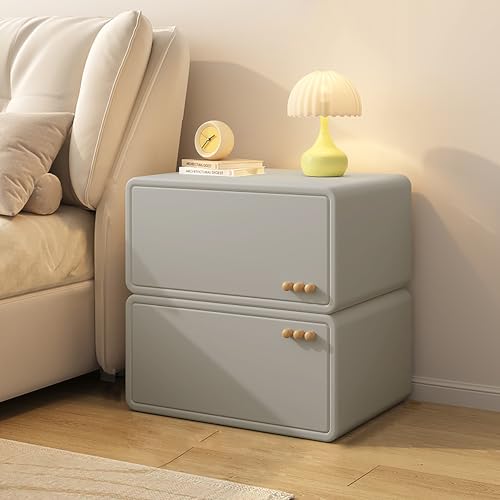 Rangement de chambre à coucher compact et petite table d'appoint de lit