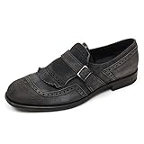 negozi scarpe milano outlet  ALTIERI C3886 Scarpa Uomo Milano Scarpe con Frangia Grigio Shoe Man [41.5]