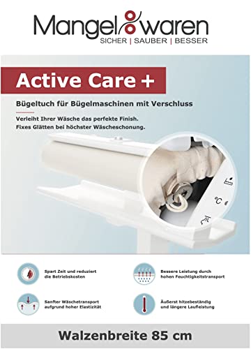 Lot de 2 serviettes de repassage pour machine à repasser 85 cm (housse de forêt) Type B - Housse universelle 100 % compatible avec Miele, Siemens, Pfaff, etc.