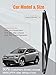MIKKUPPA Rear Windshield Wiper Blade Replacement for Toyota RAV4 2013-2018, Highlander 2020-2023, Jeep Compass 2018-2022 - Back Wiper Blade OEM Factory Accessories Replacement 85242-42040, 10 Inches