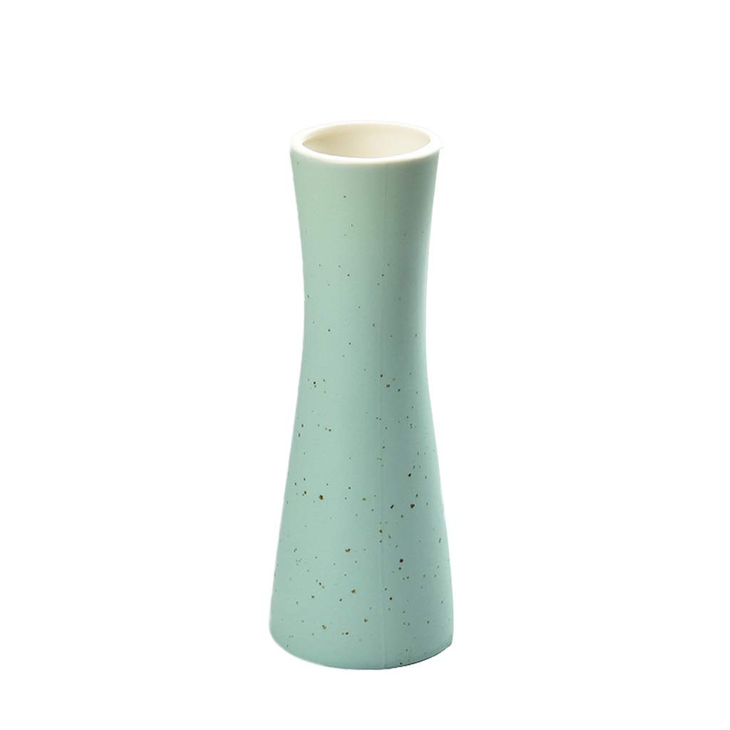 Bzgpmfud Bule Vase Desktop Flower Insert Ceramic Water Culture Creative Simple Small Home Decoration Desktop(Bule)