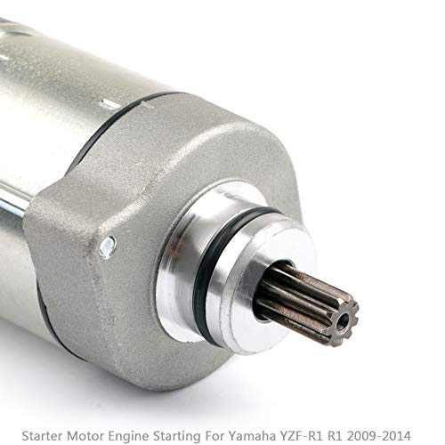Artudatech Starter Motor Engine Starting for Yamaha YZF R1 R1 2009-2014 2013 14B-81890-00