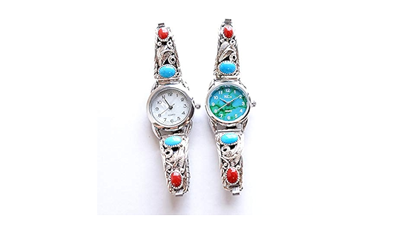 シルバー腕時計 silver 石 ターコイズ シルバーウォッチ 腕時計