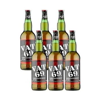 Amazon.co.jp: VAT69 (バット69) 700ml 【6本セット】ウイスキー