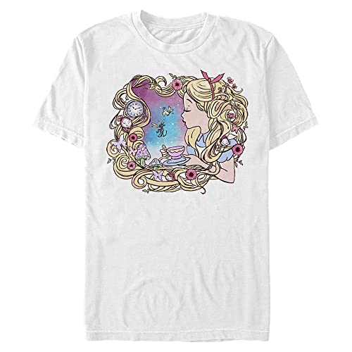 T-shirt Disney Alice blanc en 4XL pour les hommes grands cherchant du confort