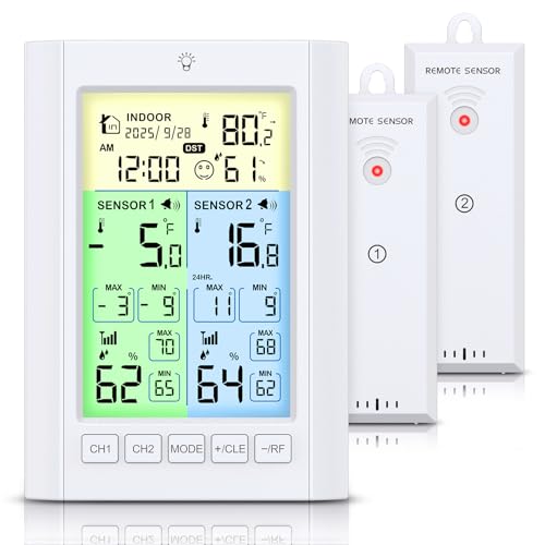 Thermomètre de congélateur sans fil pour protéger vos aliments frais dans le réfrigérateur