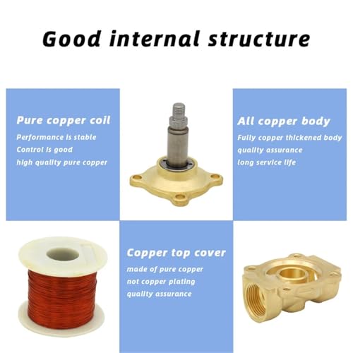Válvula solenoide normalmente cerrada para agua aceite aire AC220V 3/4 3