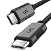 USB C to USB C Cable 10ft 100W, uni Long USB Type-C 5A Fast Charging Nylon Braided Cord Compatible with MacBook Pro 2019/2018/2017, iPad Pro 2019/2018, Samsung Galaxy Note 9 S10 S9, and More, Grey