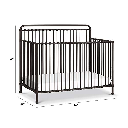 Namesake B15301UR Winston 4-In-1 Convertible Metal Crib In Vintage Iron thumb #2