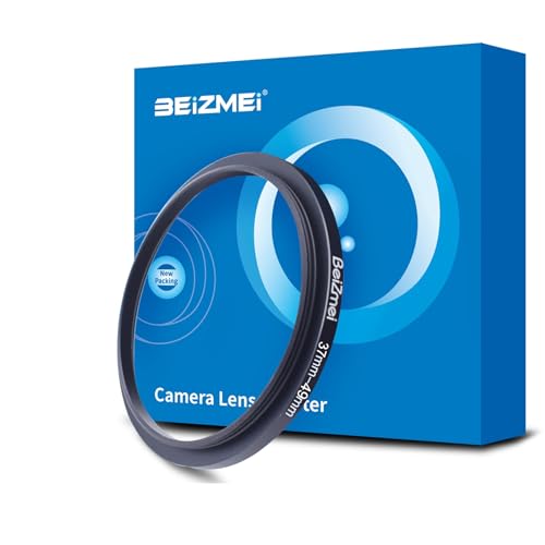 Bague de filtre 37mm vers 49mm adaptateur objectif photo pour filtres UV ND CPL