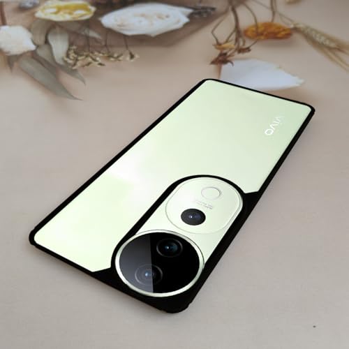 Image of AIBEX Crystal Clear Back Case Compatible with Vivo T3 Ultra 5G / Vivo V40 5G / Vivo V40 Pro 5G Back Cover Case | 360 Degree Protection | Shock Proof Design | Transparent Back Cover (PC & TPU)