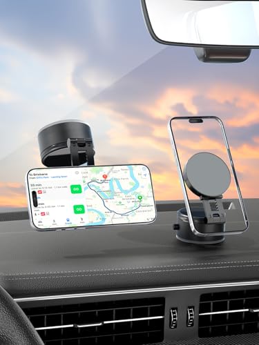Image of CableCreation Magnetic Phone Holder for Car, 360 Rotating Phone Mount