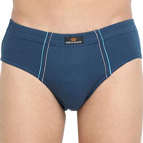 Image of Dixcy Scott Originals Men 100% Combed Cotton Sweat Absorbent Waistband Brief (Pack of 3)
