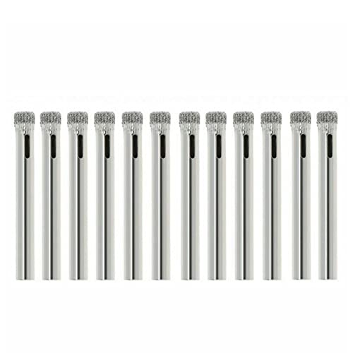 NUSHKI 12Pcs 6mm Diamante Brocas para Cerámica
