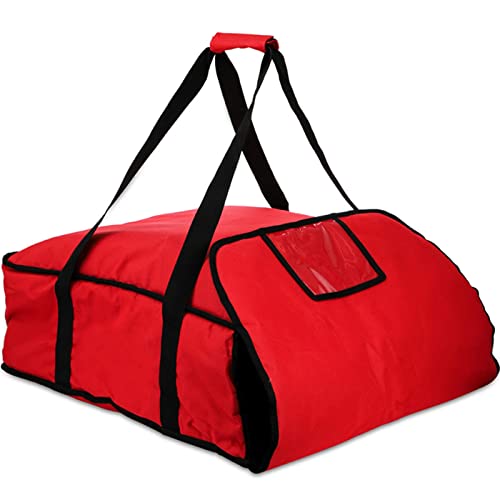 Deayou DE-PIZZABAG-LARGE-RED Pizza Bag, Pizza And Food Delivery Bag, Professional Thermal Pizza Warmer Bag thumb #2