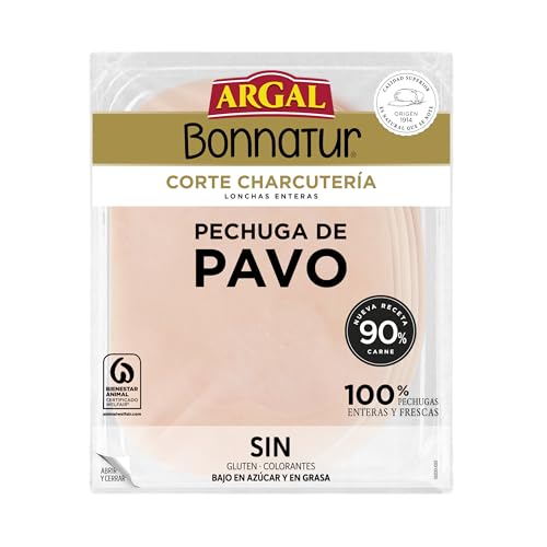 Argal Pechuga de Pavo Cocida Bonnatur Estándar, 115 Gramos