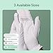 Clearbody Organics Organic Cotton Gloves - 5 Pairs, Large, White - White Cotton Gloves for Sensitive Skin - Hydration Barrier for Dry Hands