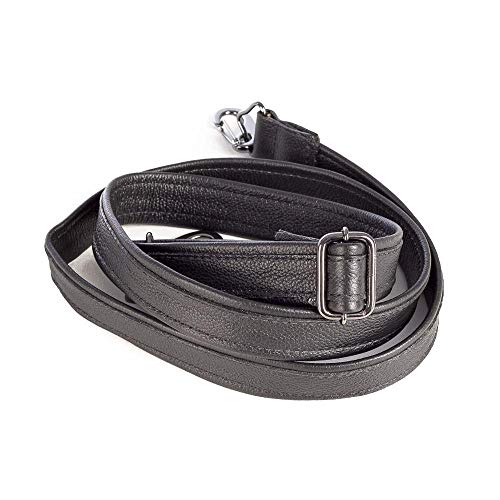 Pasta masculina executiva de couro Scott - Preto