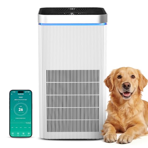 Alphaappliance Luftreiniger Allergiker für 40㎡ (CADR 500m³/h) Air Purifier mit HEPA Luftfilter, Entâ€¦ – Miniatur