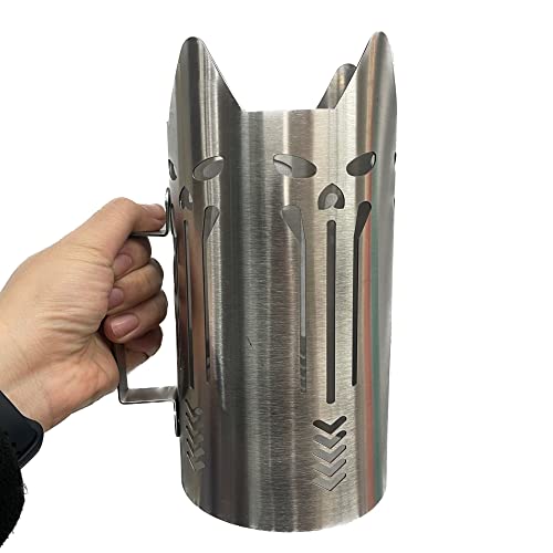 Hookah Windcover Kkduck Stainless Steel With Handle With Shisha Tongs For Charcoal Holder Shisha Accessories Charcoal Heat Management System #TOP7