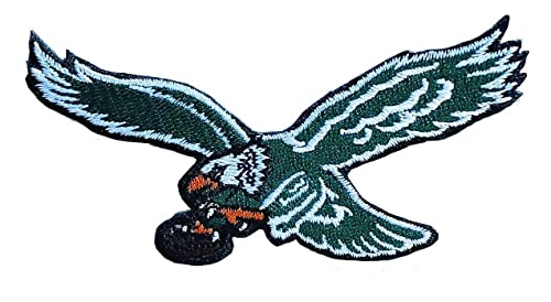 Mjshop29 Eagle Rugby Fans Eagles Logo Patch Embroidery American Football Fan Favorite Team Iron On Sew On Embroidered Patch