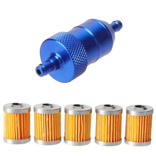 Filtre à carburant de 8mm en aluminium lavable pour moto et quad