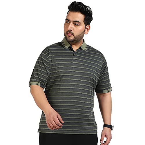 Image of CAHOOT Instafab Plus Men's Polo Neck Half Sleeve Regular Fit T-Shirt for Casual Wear | Modern Clothing T-Shirt Crafted with Comfort Fit and High-Performance for Everyday Wear