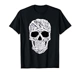 car mechanic tools Skull Garage Halloween Costume Skeleton T-Shirt