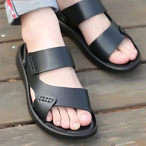 Men's Sandals Thick Bottom Non-Slip Beach Slippers Casual Shoes Lightweight(D,41 Code)3