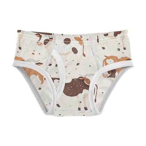 Wusikd Cows Boys' Underwear Cotton Boys Briefs Soft Toddler Underwears 2T