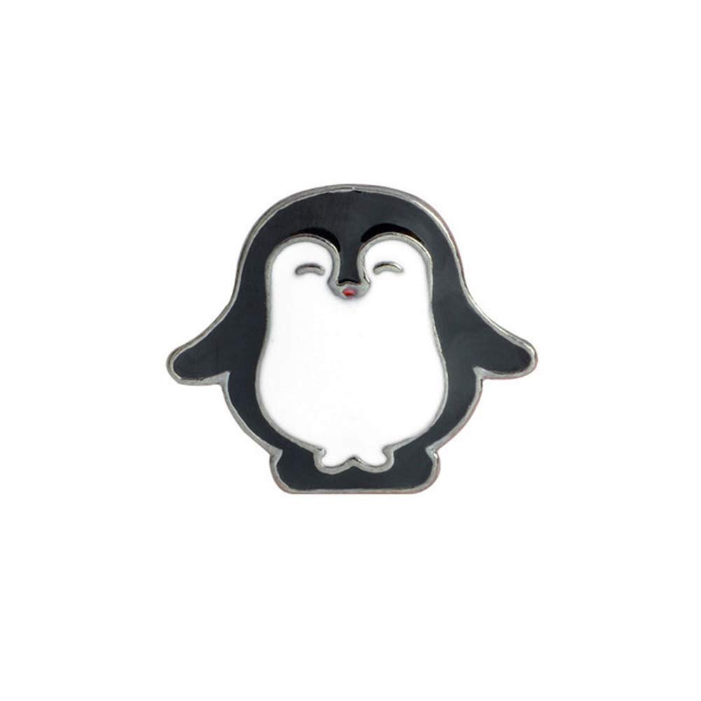 Brooch Pins, Cartoon Panda Penguin Brooches Label Pin Badges Enamel Jacket Shirts Bag Decor