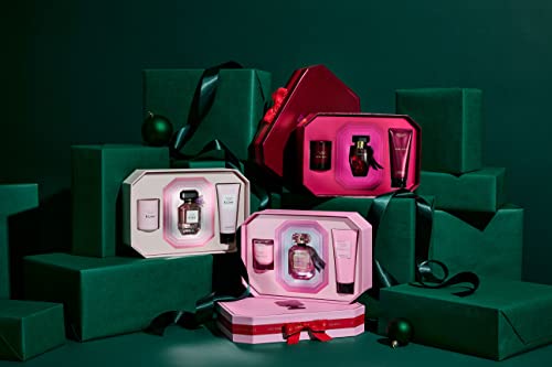 Victoria's Secret Bombshell 3 Piece Luxe Fragrance Gift Set: 1.7 Oz. Eau De Parfum, Travel Lotion, & Candle #TOP5