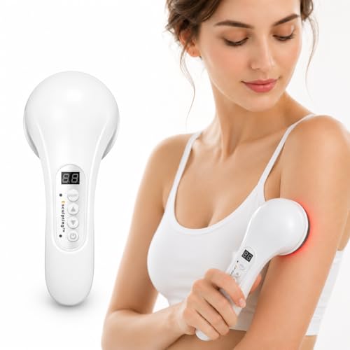 Radio Frequency Induced Heat-Palm NRG Cellulite Body Device, Body Sculpting Machine for Home Use, RF Skin Tightening & Ultrasonic Cavitation Device for Abdomen, Arms, Legs & Waist Contouring