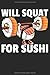 Sushi Sport Notizbuch: Sushi Sport Notizbuch für Sportler und Fitness Liebhaber / Notizheft / Notizblock A5 (6x9in) Dotted Notebook / Punkteraster / 120 gepunktete Seiten