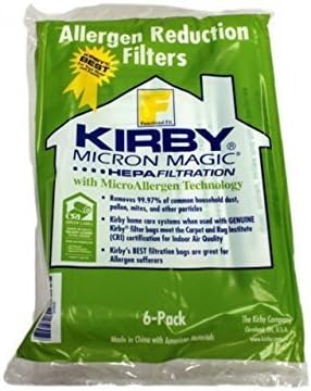 Kirby Part#204808 / 204811 - Genuine Kirby Style F HEPA Filtration Vacuum Bags for Sentria Models - 18/Package by Kirby